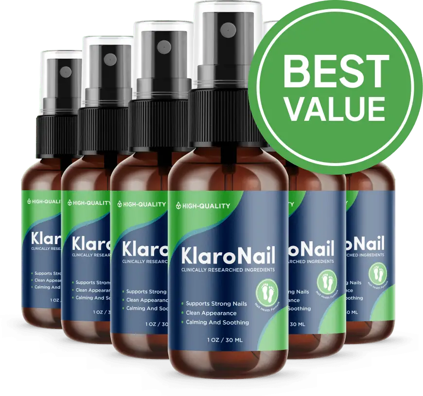 Six bottles of KlaroNail, the Best Value package